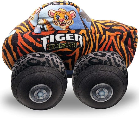 Monster Truck Stuffed Toy, Cool Animal-Themed Design