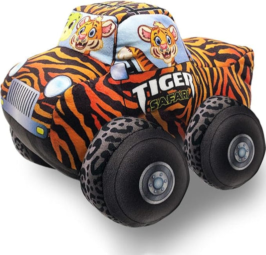 Monster Truck Stuffed Toy, Cool Animal-Themed Design