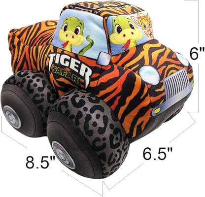 Monster Truck Stuffed Toy, Cool Animal-Themed Design