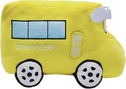 School Bus Stuffed Car Toy Super Cute Yellow