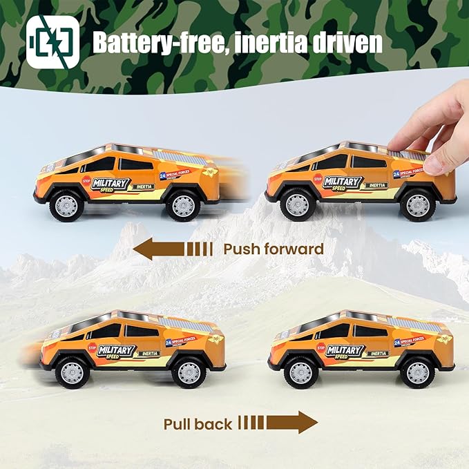 Push and Go Friction Power Pull Back Wind up Race Cars